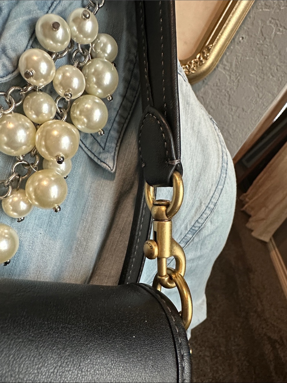 Coach Soft Tabby black crossbody with receipts and box 🖤🖤🖤 - Picture 6 of 14